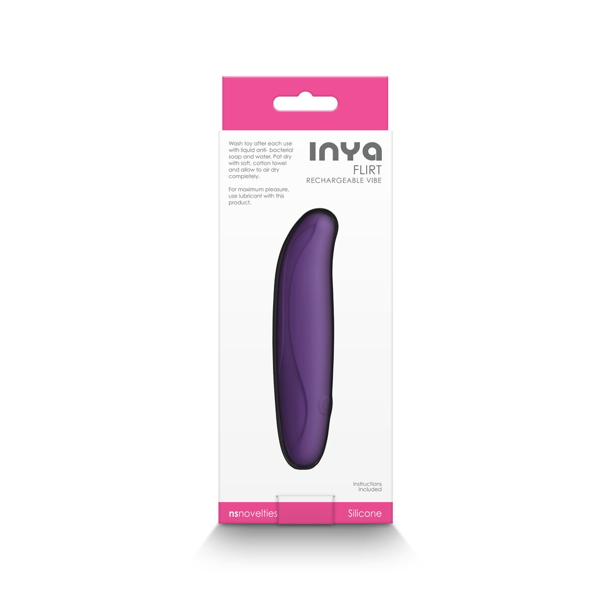 Bullet vibrator NS Novelties Inya Flirt Vijoličasta